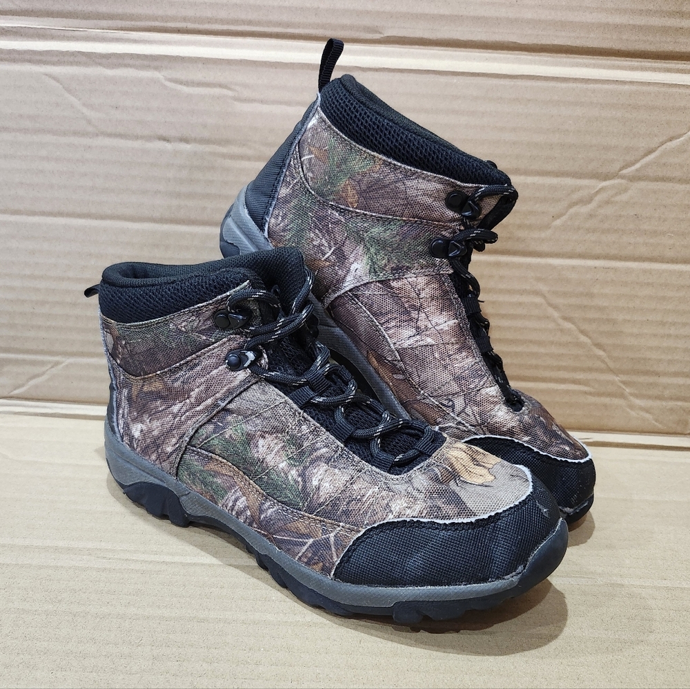 Size 5 Boys Camouflage Boots